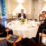 Miroslav Lajčak, Aleksandar Vučić, Aljbin Kurti