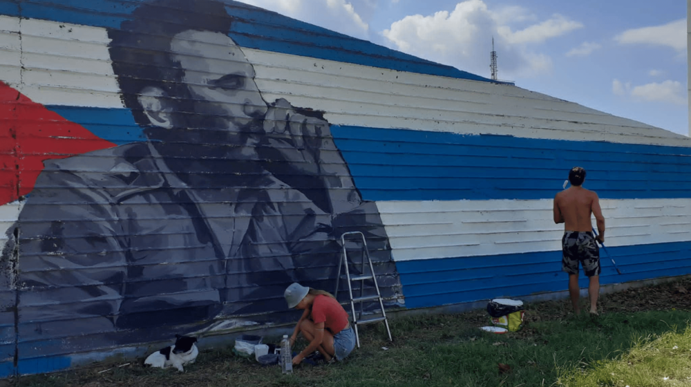 Fidel Kastro dobio mural u Beogradu 1