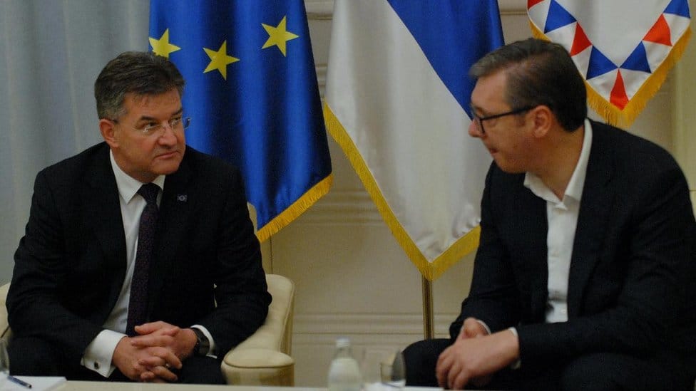 Miroslav Lajčak za BBC na srpskom: „Sastanak Vučića i Kurtija u Briselu nije bio uzalud" 6 Vučić i Lajčak