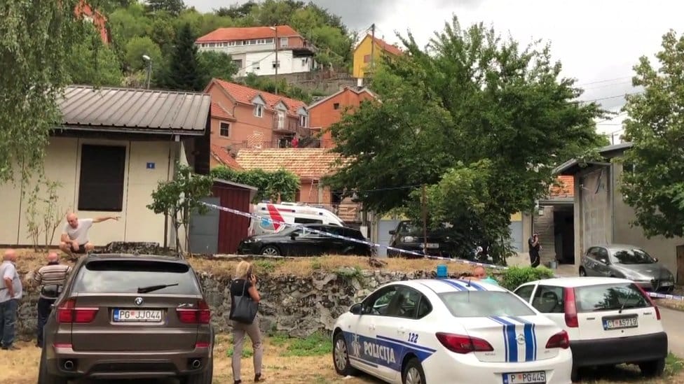 Crna Gora: Ubio 11 ljudi na Cetinju, policija kaže da nije bilo indicija da će da izvrši takav zločin 2 The scene in Cetinje