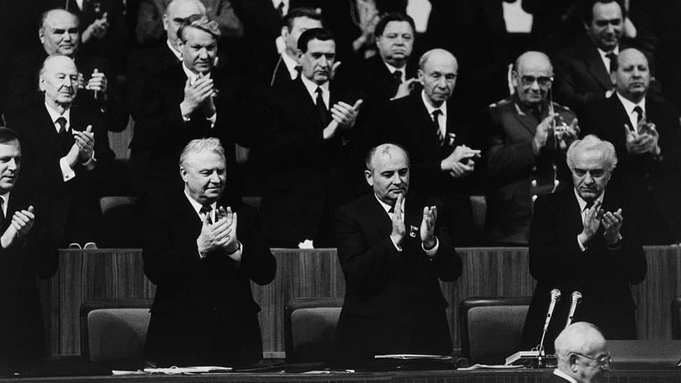 Gorbačov na 27. kongresu sovjetske komunističke partije 1986. godine