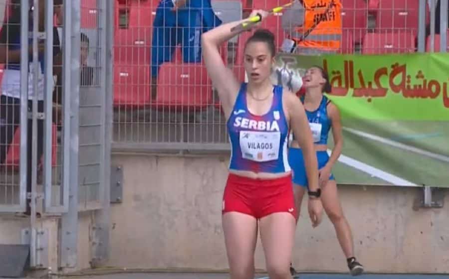 Adriana Vilagoš u finalu bacanja koplja 1