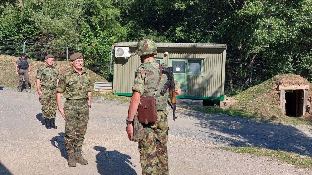 Načelnik Generalštaba Vojske Srbije obišao bazu Mrče u kopnenoj zoni bezbednosti 1