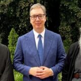 Vučić sa patrijarhom Porfirijem i episkopom Irinejem razgovarao o dijalogu u Briselu 2