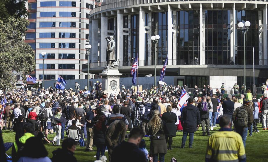 Novi protesti kod parlamenta Novog Zelanda zbog kovid mera 1