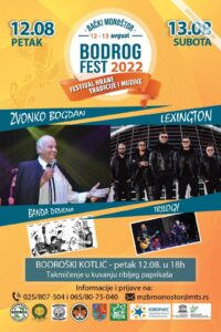 Bački Monoštor: „Bodrog Fest“ od 12. do 14. avgusta 2
