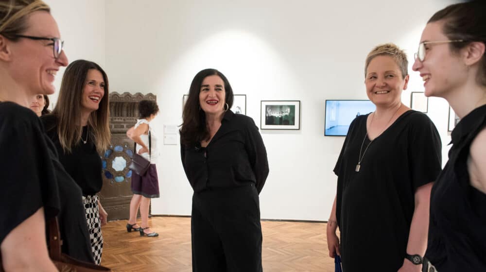 Razgovor sa umetnicom Draganom Žarevac u Savremenoj galeriji Subotica 1