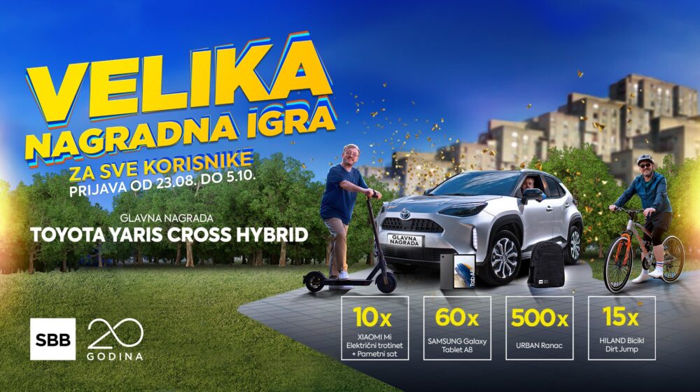 Velika SBB nagradna igra za sve korisnike 1
