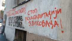 Mural Draži Mihajloviću Iškraban mural Draži Mihajloviću: „Stop rehabilitaciji zlikovaca“, "Ustaše, četnici, podjednako poklali" 2