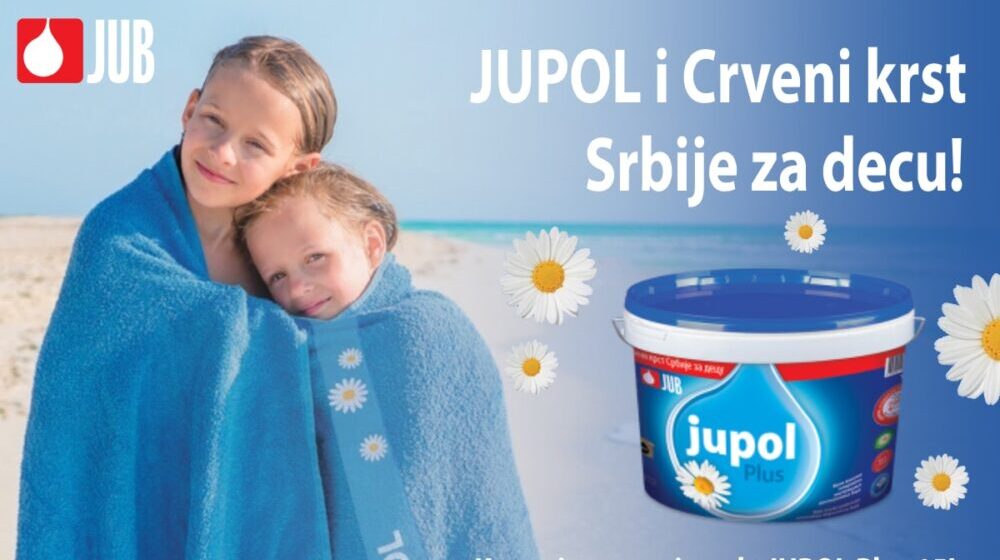 Kompanija JUB i brend JUPOL kontinuirano doniraju sredstva za pomoć deci iz socijalno ugroženih sredina 1