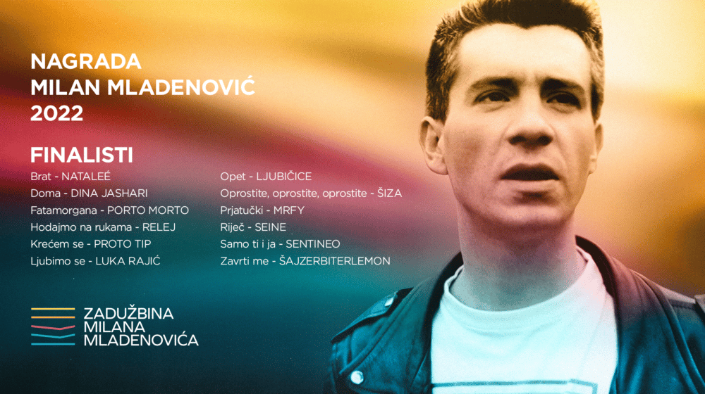 Poznati finalisti Nagrade Milan Mladenović 1