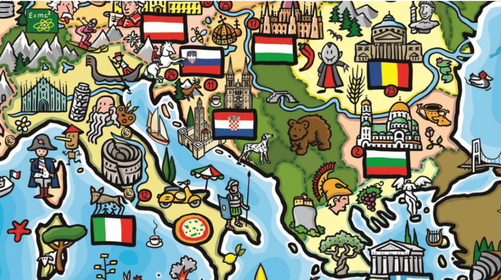 Koloseum u Rimu, Akropolj u Atini, a na Balkanu - medved: Kako izgleda mapa specifičnosti starog kontinenta Evropske komisije i zašto je Balkan zanemaren? 1