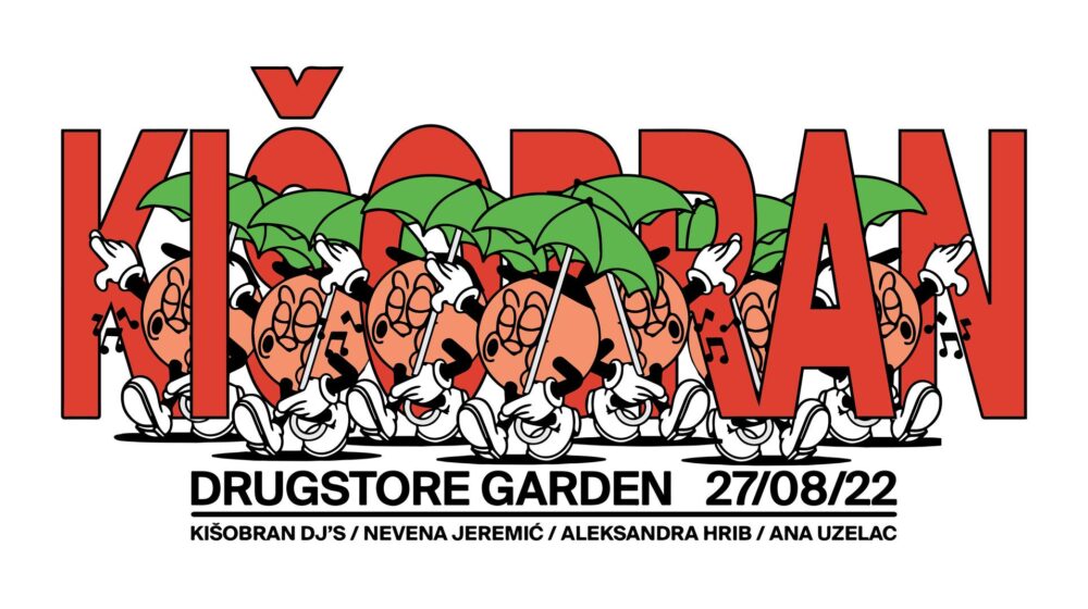 Kišobran žurka otvara obe letnje bine 27. avgusta u Dragstoru 1