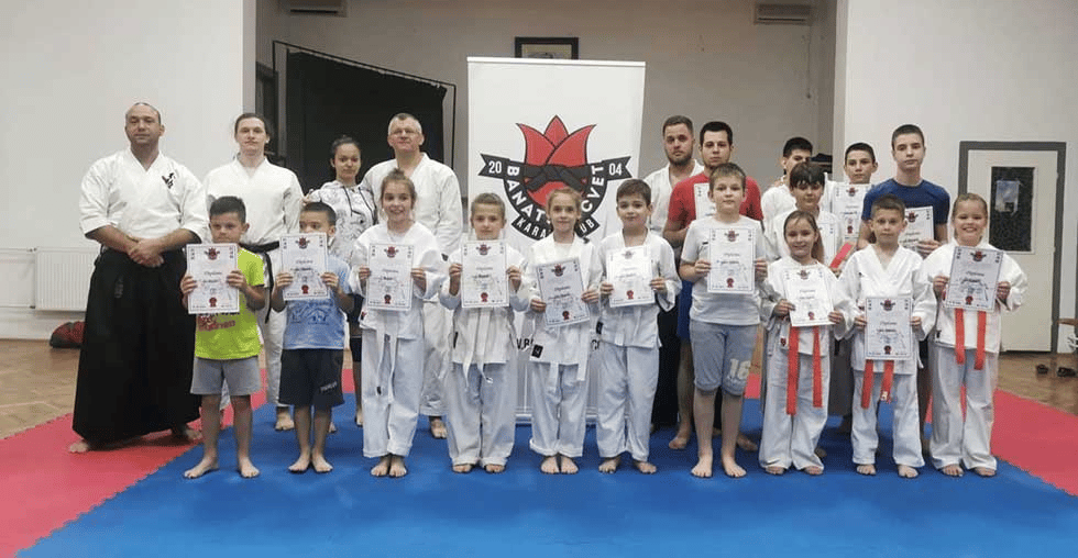 Novi majstori karatea u zrenjaninskom klubu Banatski cvet 1