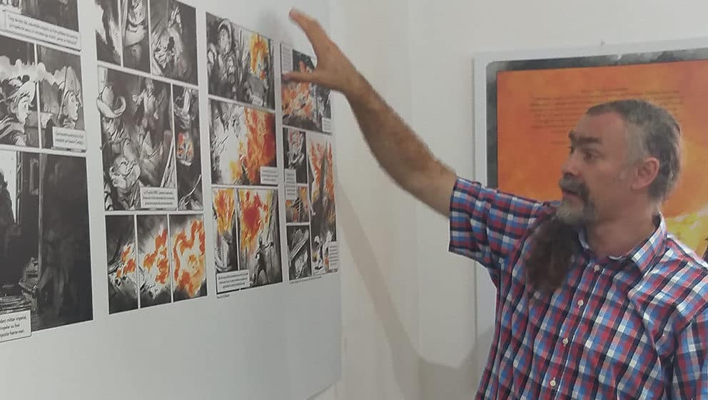 Masterklas leskovačkog stripadžije za kolege iz rumunskog Brašova 1