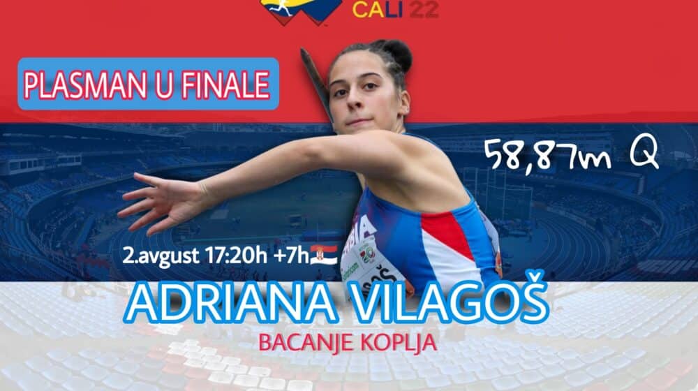 Vilagoš baca koplje za medalju 1
