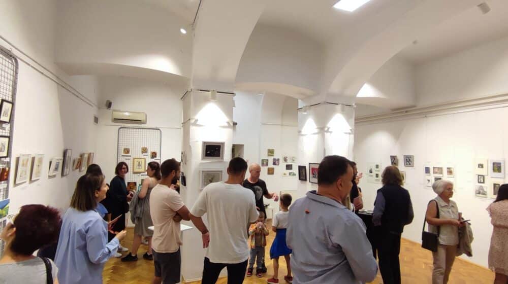 Otvorena 31. Izložba malog formata: Nagrađeni umetnici iz Beograda, Novog Sada i Šapca 1