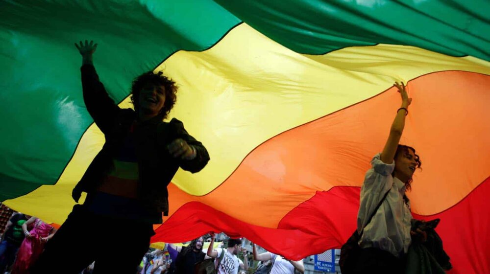 Gay Pride parade in Belgrade