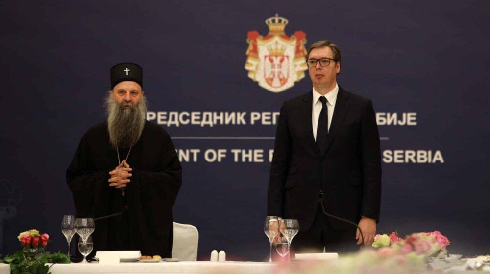 VUČIĆ SA PATRIJARHOM PORFIRIJEM