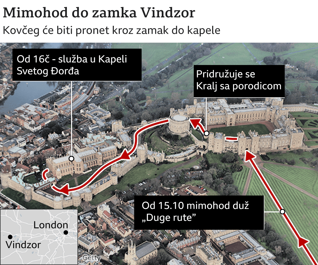 Kraljica Elizabeta Druga: Velika Britanija je stala da se oprosti od monarhinje 2 mimohod Vindzor