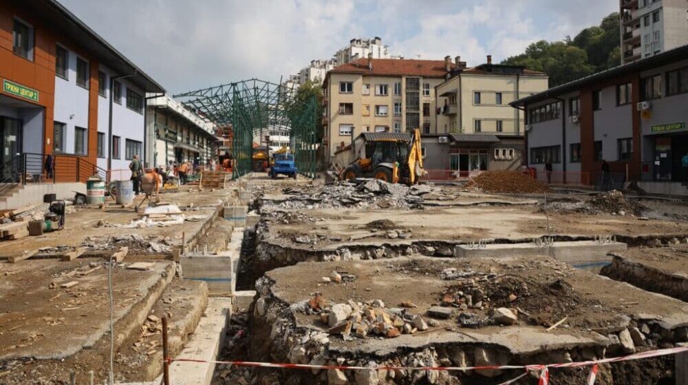 Rekonstrukcija užičke Zelene pijace biće završena u novembru 1
