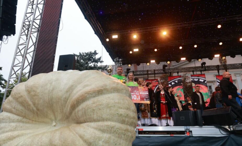 Na Danima ludaje u Kikindi oboren rekord sa tikvom od 716 kilograma 1