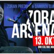 Koncert „Zoran peva Arsena“ kao simbol neraskidivog prijateljstva, 13. oktobra u Domu kulture NS 21