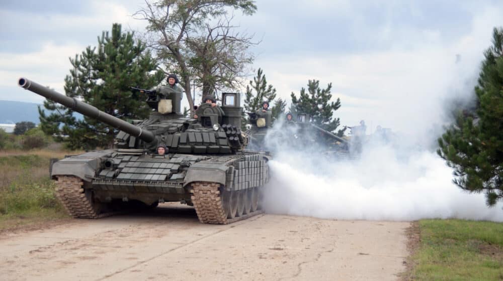 Taktička uvežbavanja tenkista Kopnene vojske u okolini Niša 1