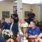 Prijem u čast rukometaša Metaloplastike Eliksir povodom osvajanja Superkupa Srbije 2