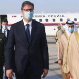 Vučić doputovao u zvaničnu dvodnevnu posetu Ujedinjenim Arapskim Emiratima 2