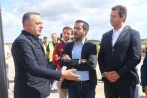 Momirović i Antić u Hrtkovcima obišli radove na izgradnji autoputa Šabac - Ruma 2