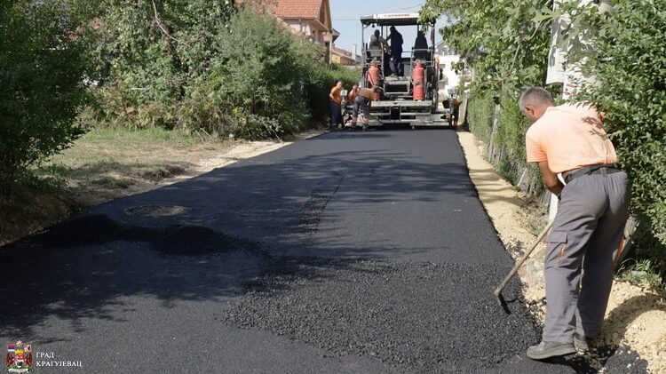 Kragujevac: Asfaltirana Ulica Blagoja Obrenovića u Uglješnici 1