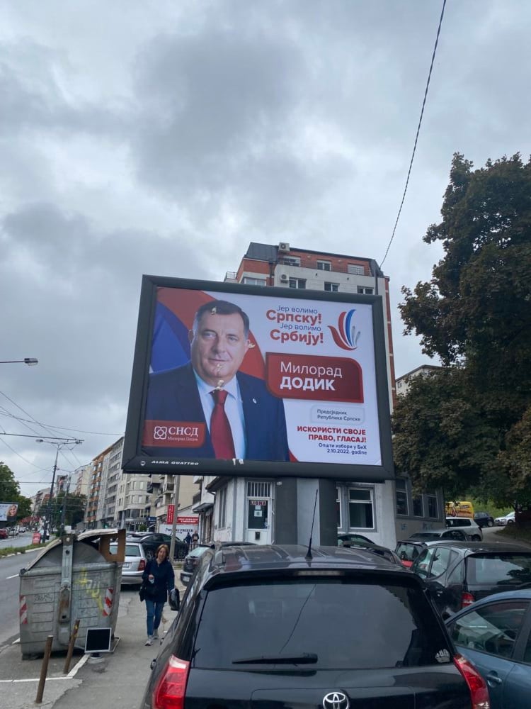 Dodik i banerima po Beogradu u predizbornoj kampanji (FOTO) 2