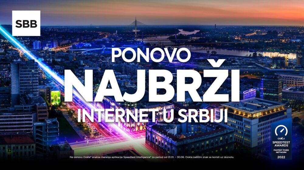 Ookla® potvrdila – SBB internet ponovo najbrži 1