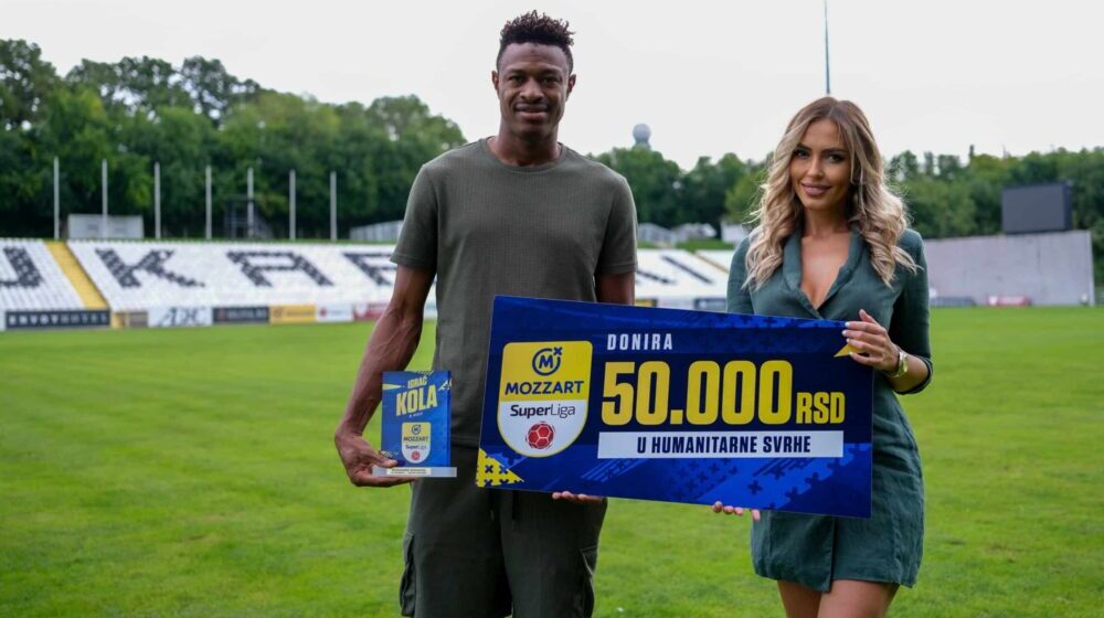 Mozzart i Badamosi za lečenje malog Vukašina: Najbolji igrač devetog kola Mozzart Bet Superlige donirao 50.000 dinara 1