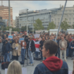 (VIDEO) Protest na Trgu republike u Beogradu: Ruski emigranti protiv mobilizacije 4