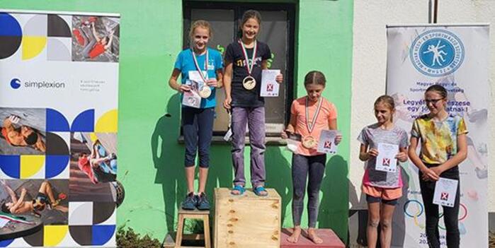 Uspešni sportski penjači na otvorenom prvenstvu Mađarske 1