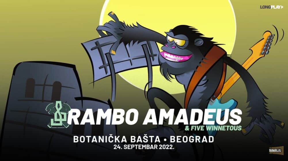 Rambo Amadeus 24. septembra održaće koncert u Botaničkoj Bašti 1