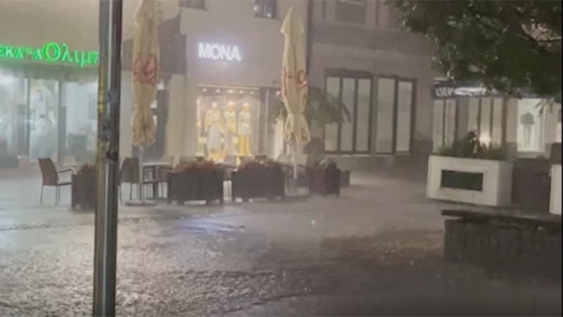 Jaka kiša u Loznici, voda ušla i u stambene objekte 1