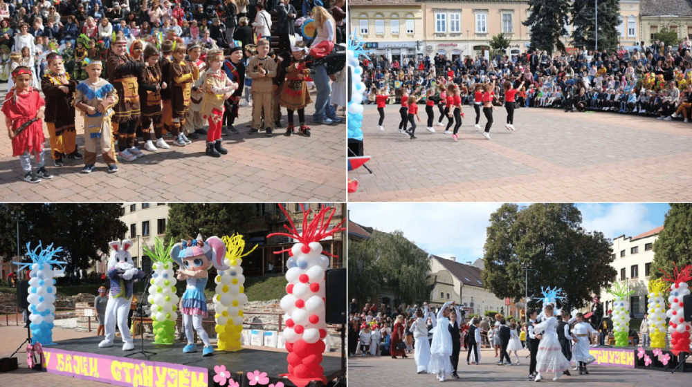 Maskirana deca mitrovačkih škola i predškolskih ustanova prodefilovala gradskim ulicama 1