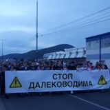 Građani niškog naselja Brzi Brod još jednom protestovali protiv izgradnje dalekovoda 8