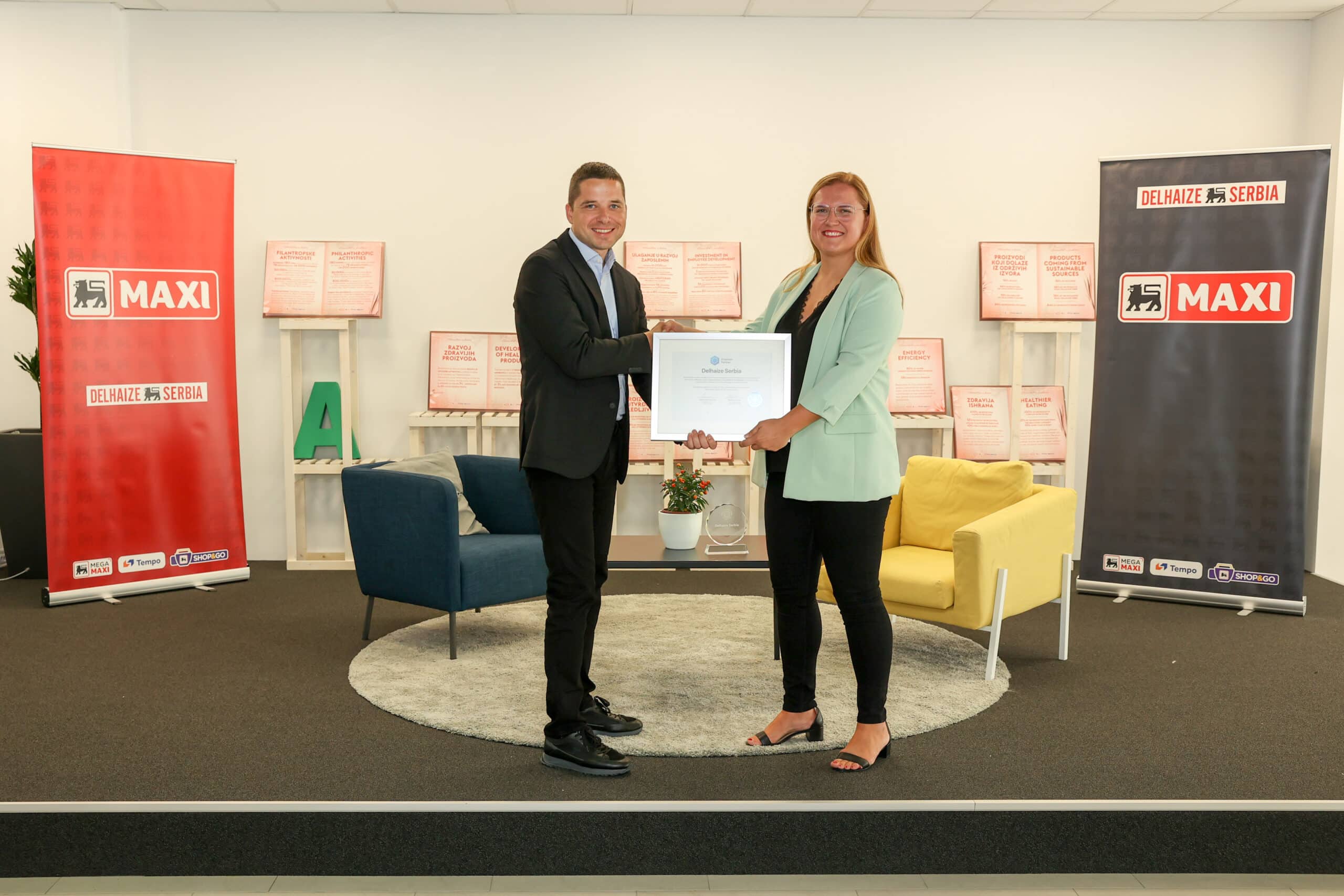 Priznanje Delezu za ulaganje u zaposlene 2