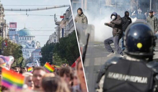 Šetnja u okviru Evroprajda održana uprkos prethodnoj zabrani: Veliki broj protivnika, policije i stranih gostiju 6