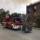 Gori zgrada starog mlina u Šapcu 1