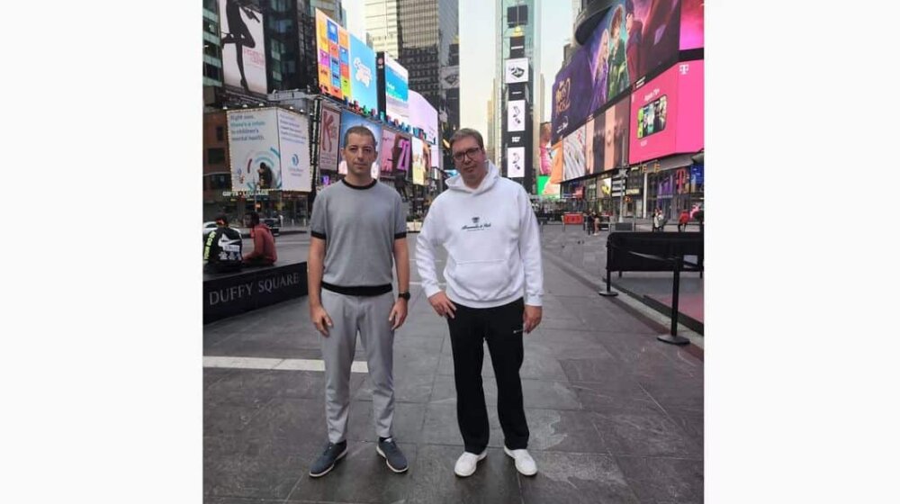 Kako se priprema naša delegacija za nastup u SB UN: Vučić i Đurić u trenerkama na ulicama Njujorka 1