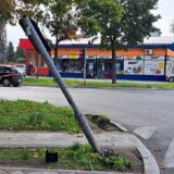 Zrenjanin: Na prometnoj raskrsnici "stradao" stub, semafori isključeni 1