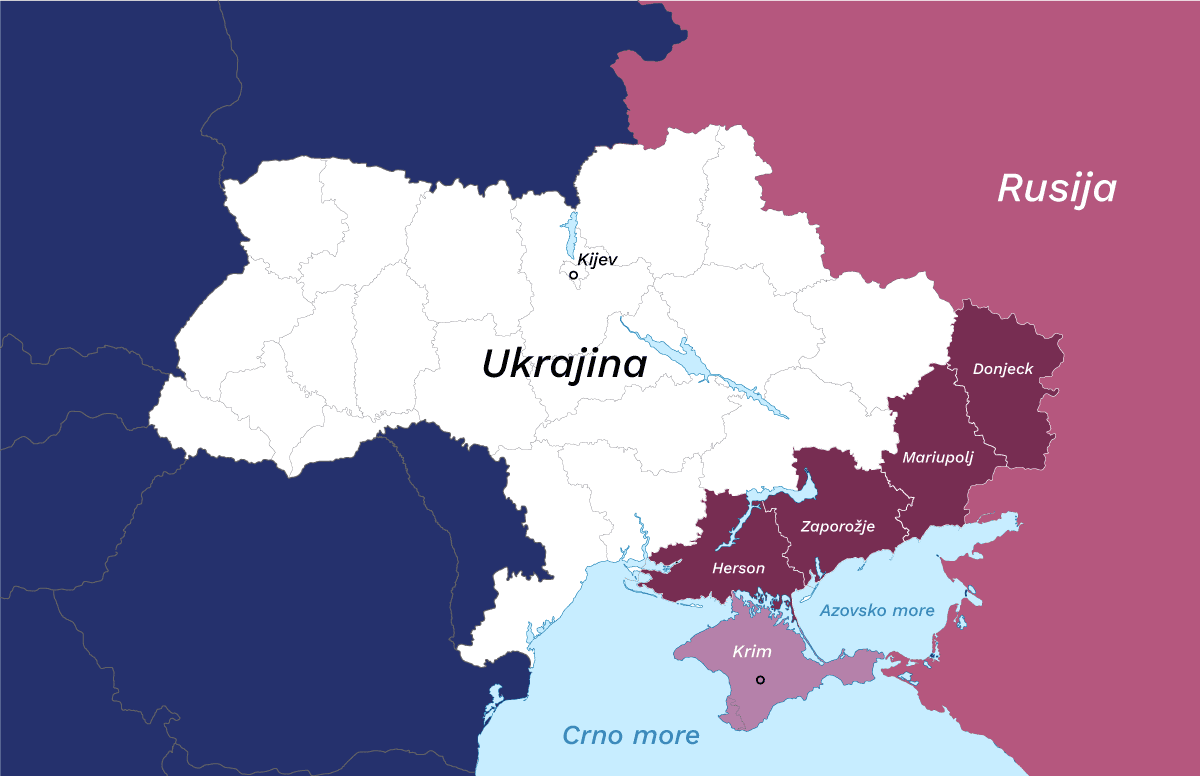 MAPA: Teritorije čije je pripajanje Rusiji danas potpisao Putin 2