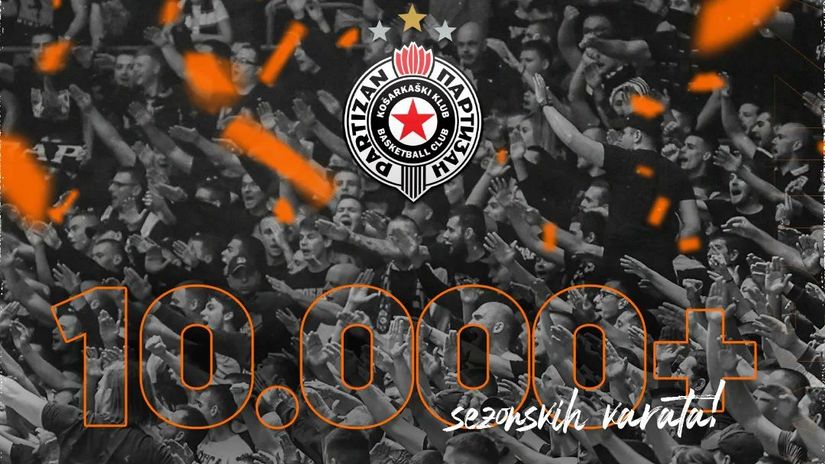 Partizan oborio rekord Evrolige: Za 24 dana prodao više od 10 000 sezonskih karata 1