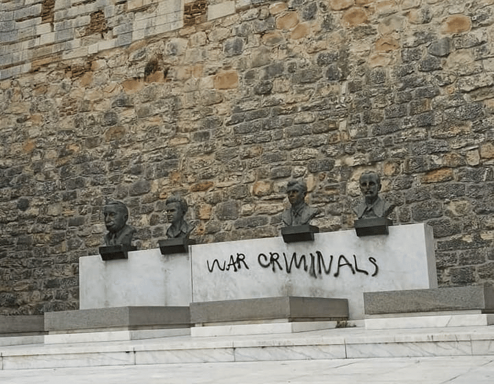 Ponovo oskrnavljena Grobnica narodnih heroja na Kalemegdanu 1 Ponovo oskrnavljena Grobnica narodnih heroja na Kalemegdanu 1