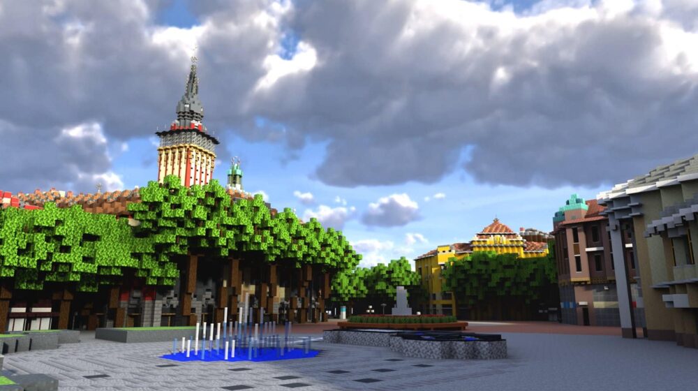 Subotica u Minecraft-u: Igrači planetarno poznate igrice gradiće Gradsku kuću, Narodno pozorište, Trg slobode dok ne padne mrak, a onda nastupaju "endermeni" 20